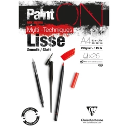 Bloc PAINT ON Multi-technique lisse 250g