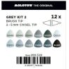 Coffret Marker set Gris N°2 de 12 feutres Sketcher - Molotow