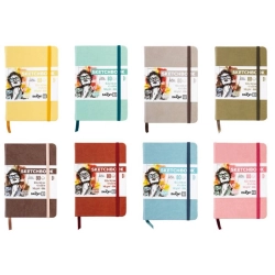 Sketchbook A6 80 feuilles papier blanc, 140 g/m² - Darwi