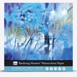 Bloc de 20 feuilles Aquarelle Baohong "Master choice" 300g/m²