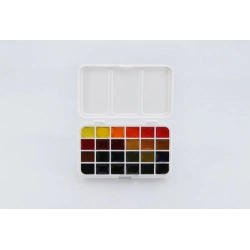 Set pocket blanc d'aquarelle 24 couleurs assorties - Art & Go