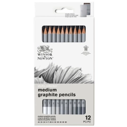 Coffret de 12 Crayons graphites - Winsor et Newton