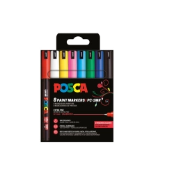 Set 8 marqueurs Posca PC1MR assortis
