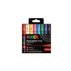 Set 8 marqueurs Posca PC1MC assortis