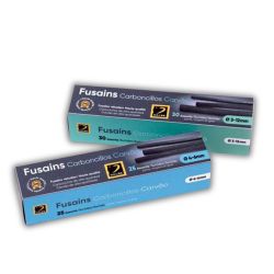 Boîtes de fusains assortis - Ø 4-6mm ou Ø 3-12mm