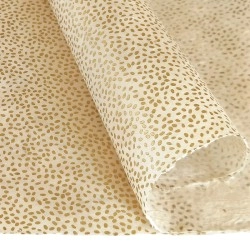 Collecto EDO sesame doré sur ivoire