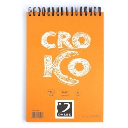 PROMO - Bloc Croko spiralé micro perforé A3