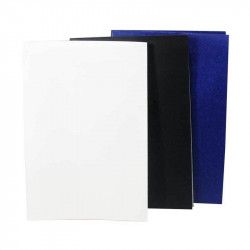 Lot de 2 feuilles de carbone noires format 54x42 cm