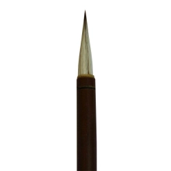 Pinceau en poils de chèvre, manche bambou 8129