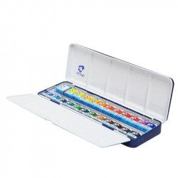 Boite en métal Aquarelle 24 Demi-godets - Van Gogh