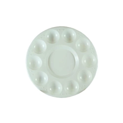 Palette plastique ronde 10 trous D17cm