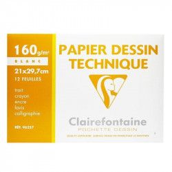Pochette Papier Dessin Technique 160g