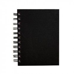 Carnet spirale portrait Goldline feuilles blanches