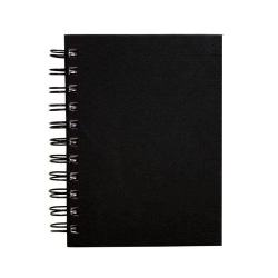 Carnet spirale portrait Goldline feuilles blanches