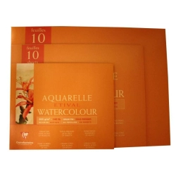 Papier aquarelle Clairefontaine Etival grain fin 300g