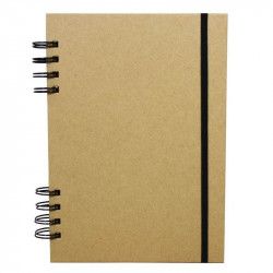 Livre spiralé Kraft 120g 80F