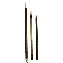 Pinceau Chinois Jacques Herbin 23 Cm – Poils De Chèvre Et Lapin, Idéal Calligraphie Orientale, Qualité Exceptionnelle Depuis 1670