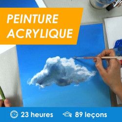 Cours de Peinture Acrylique en Ligne