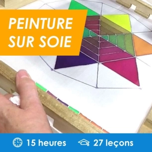 Cours de peinture sur soie en ligne