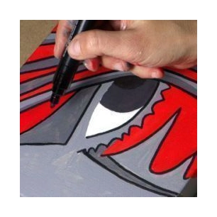 Techniques mixtes à l'acrylique
