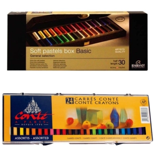 Coffrets pastels secs et pastels gras