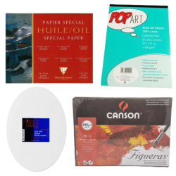 Supports pour peinture à l'huile