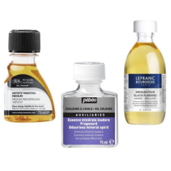 Médiums et additifs pour peinture à l'huile