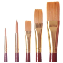 Pinceaux pour peinture à l'huile