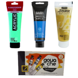 Gouaches fines