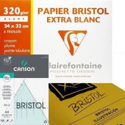 Papier Bristol - Feuilles Bristol