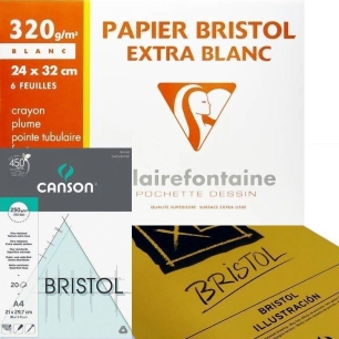 Papier Bristol - Feuilles Bristol