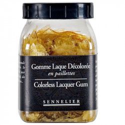 Gomme laque et colles de peau