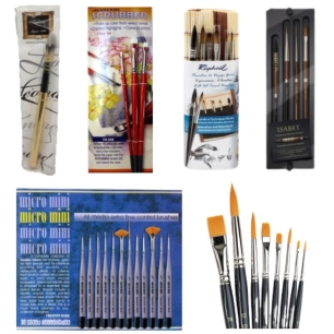 Sets de pinceaux pour aquarelle