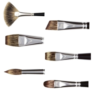 Pinceaux en Kevrin Plus pour peinture acrylique