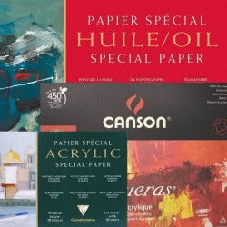 Papiers pour Peinture Huile et Acrylique