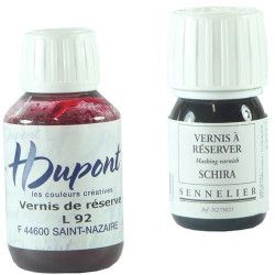 Agents et vernis de réserve