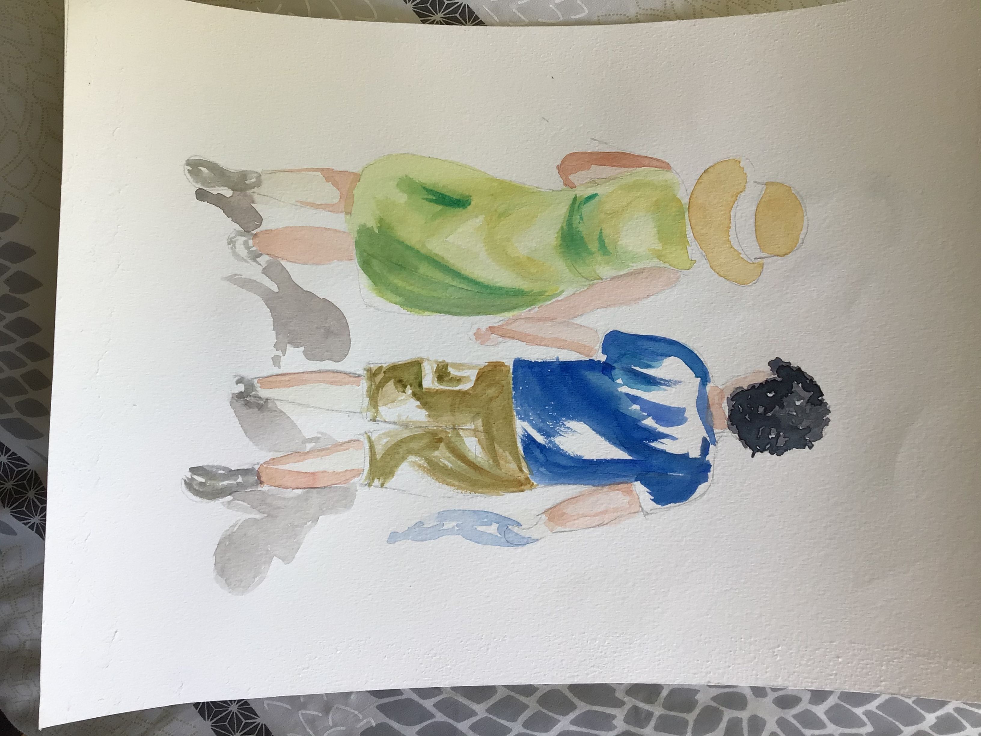 Croquis de Silhouettes de Marie-line le 04 avril 2021