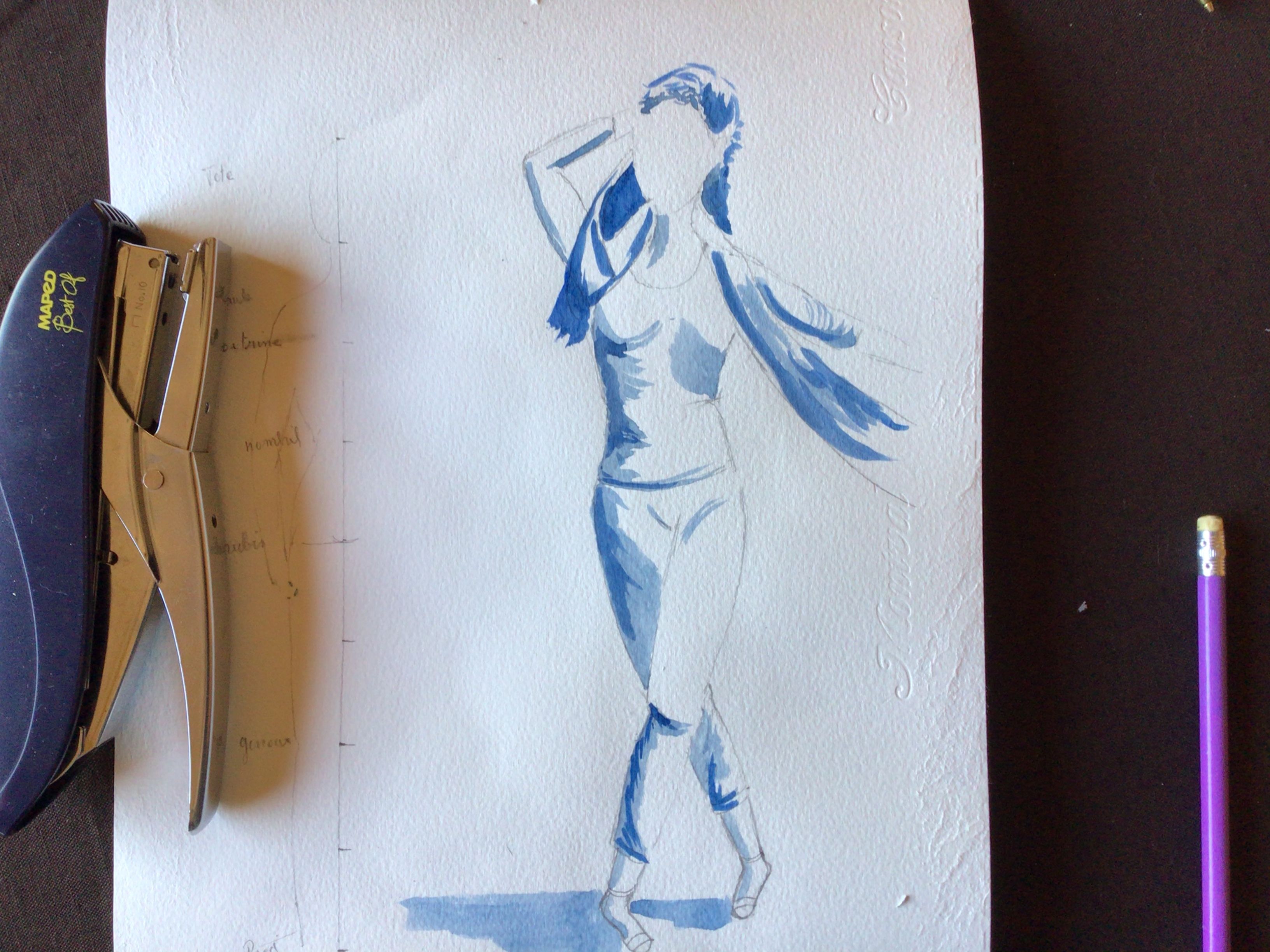 Croquis de Silhouettes de Marie-line le 07 avril 2021