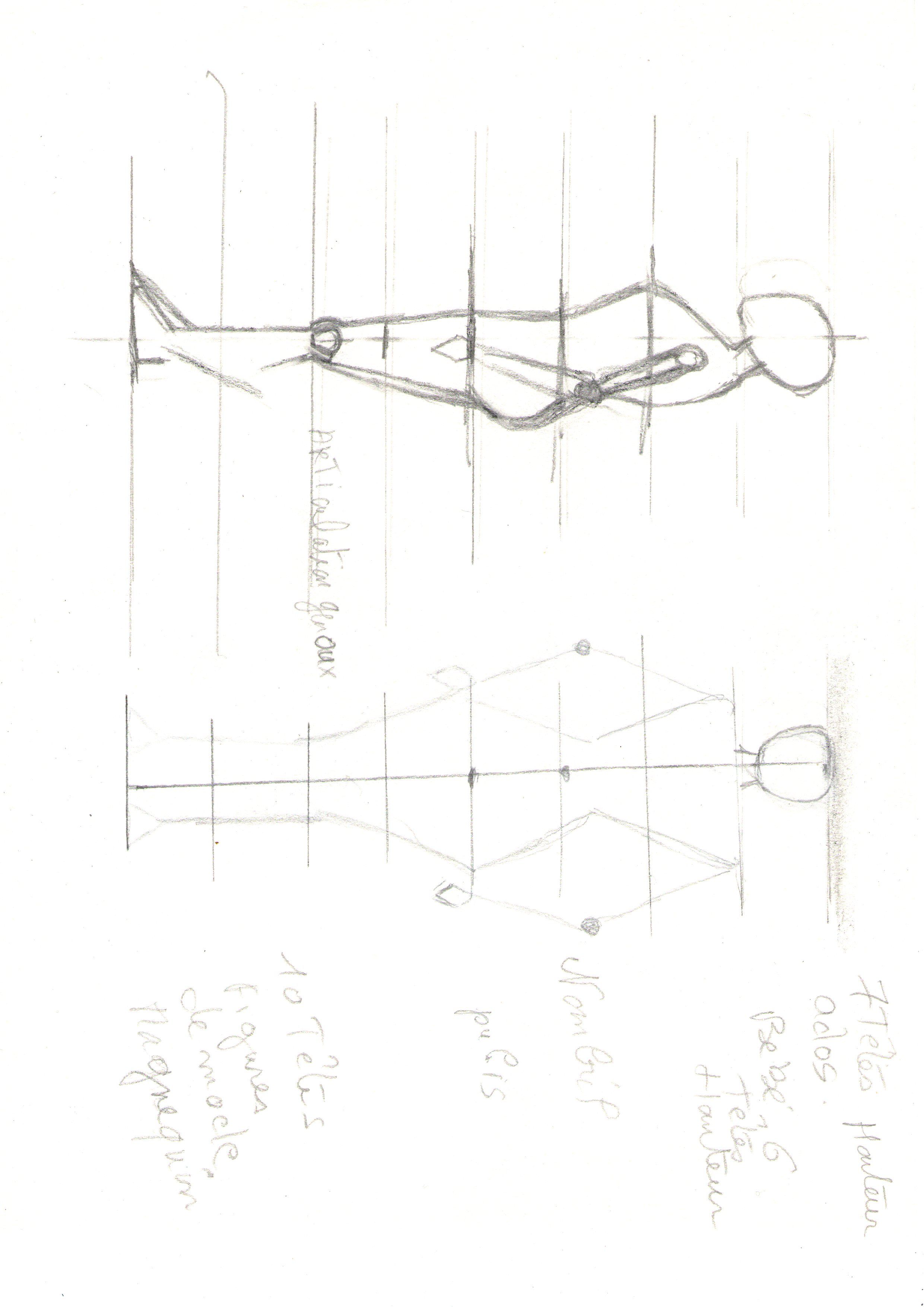 Les proportions du corps humain en Dessin de Marie ange le 09 avril 2021
