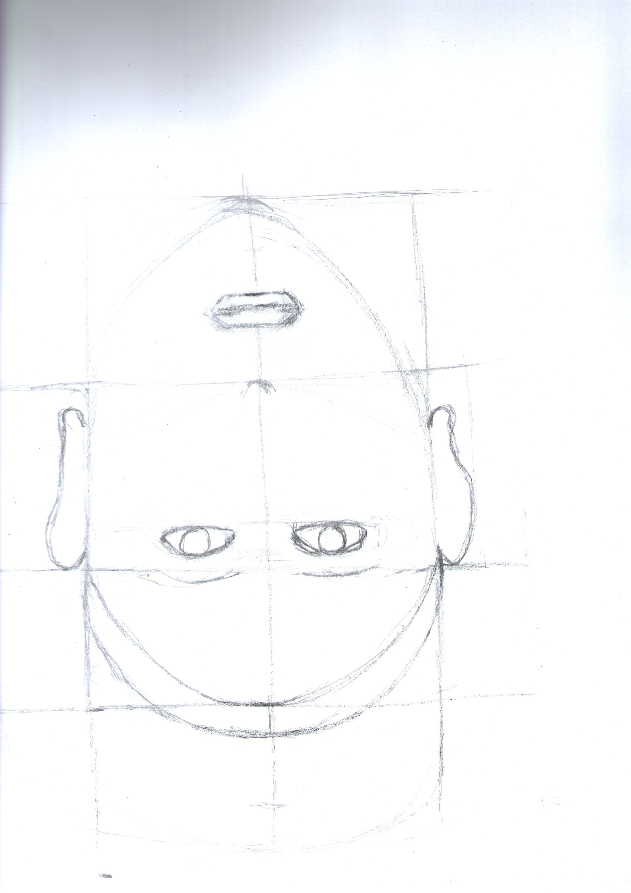 Les Proportions du visage en Dessin de Marie ange le 07 mai 2021