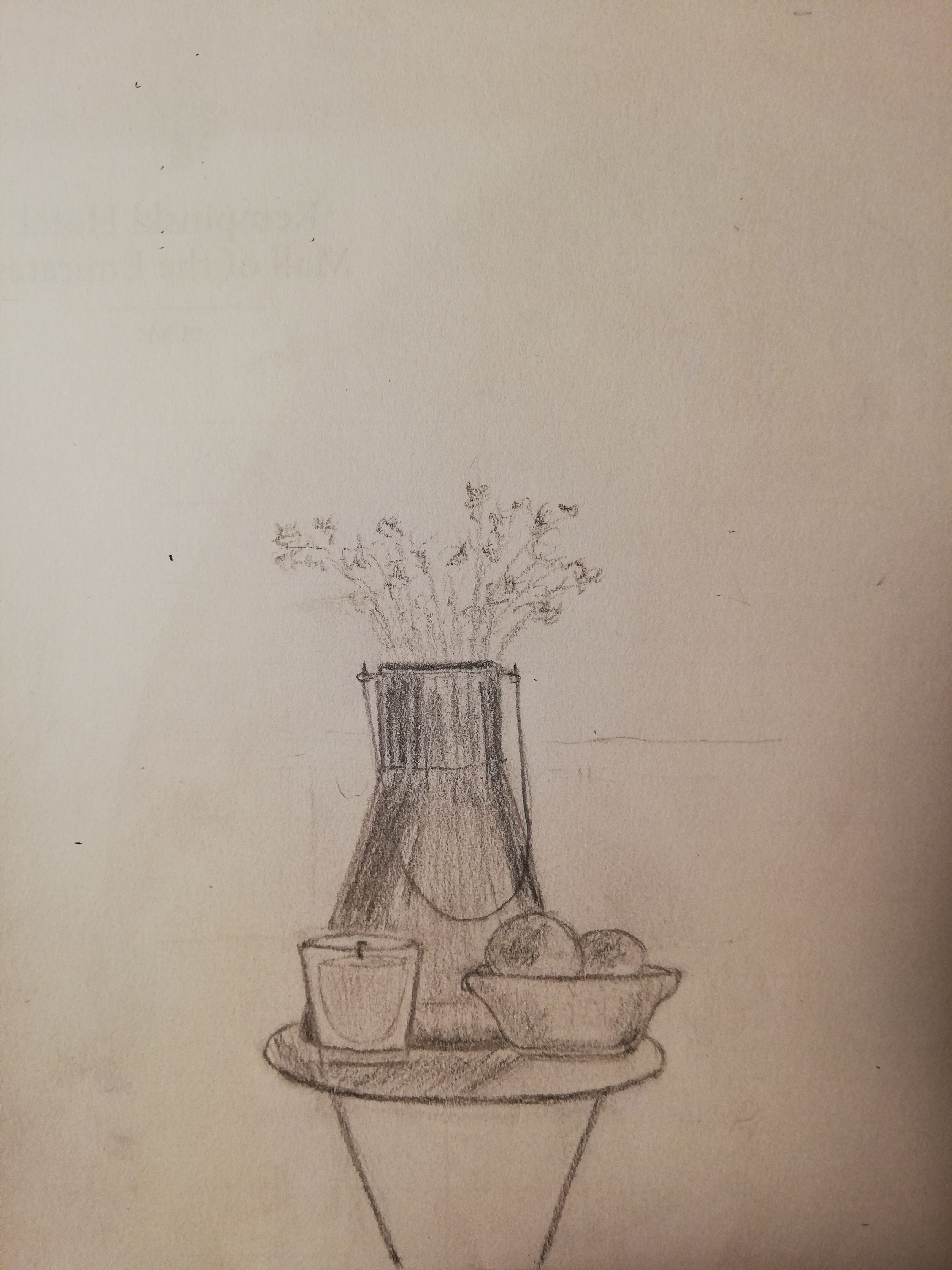 Dessiner une nature morte simple de Dina le 09 mai 2021