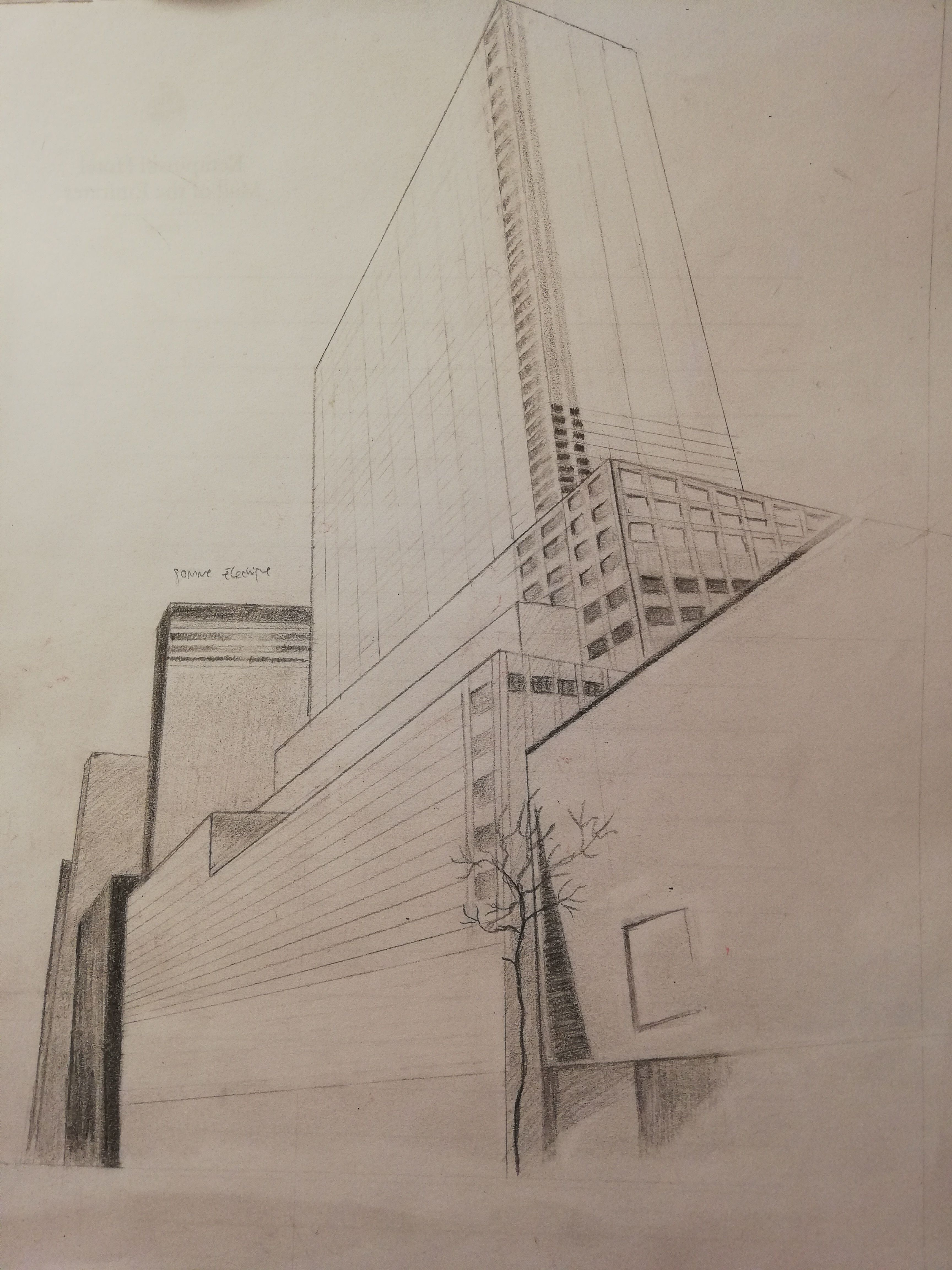 Dessiner un paysage Urbain de Dina le 09 mai 2021