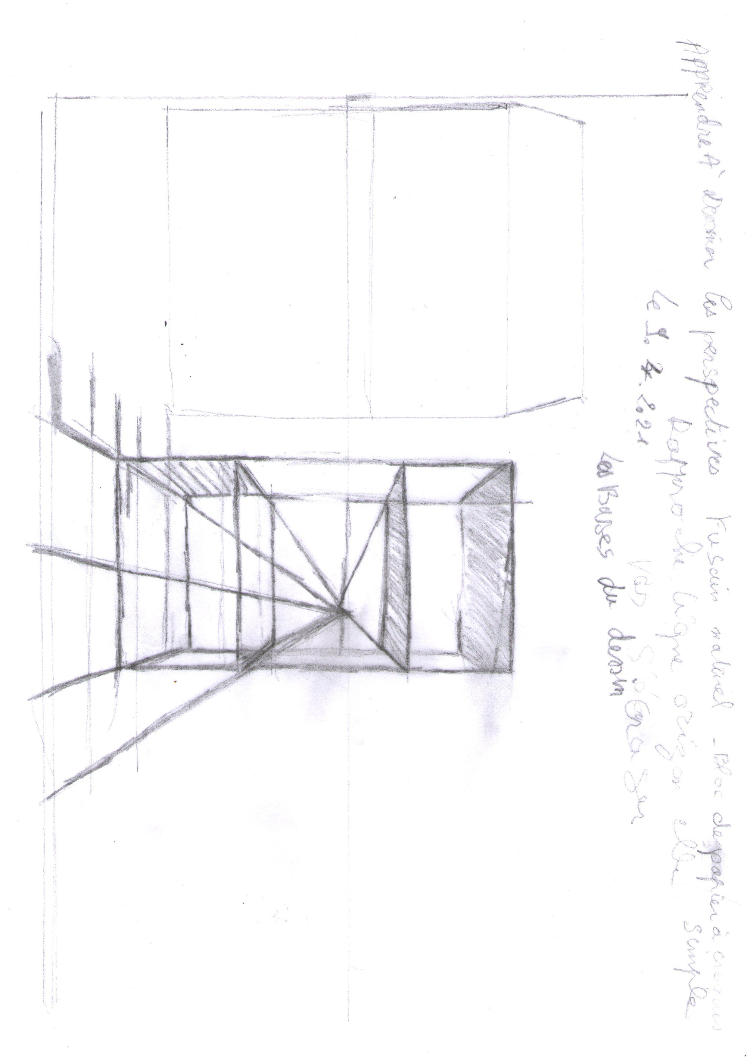 Apprendre à dessiner les perspectives de Marie ange le 13 mai 2021
