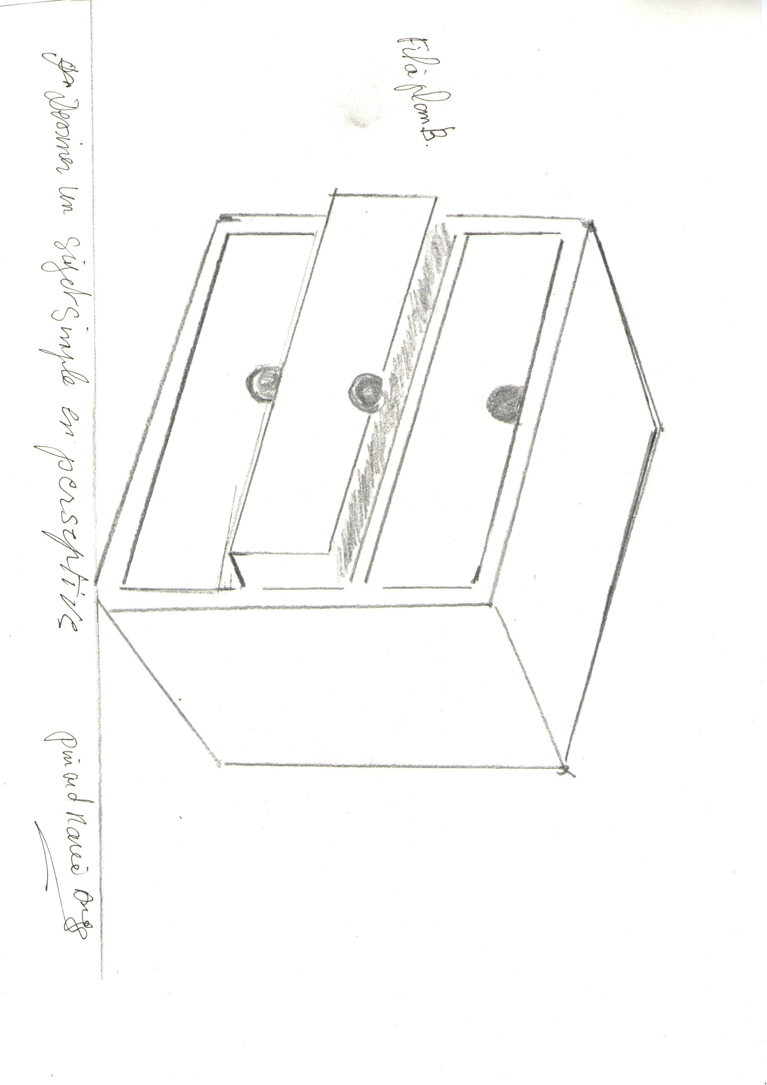 Dessiner un objet simple en perspective de Marie ange le 17 juillet 2021