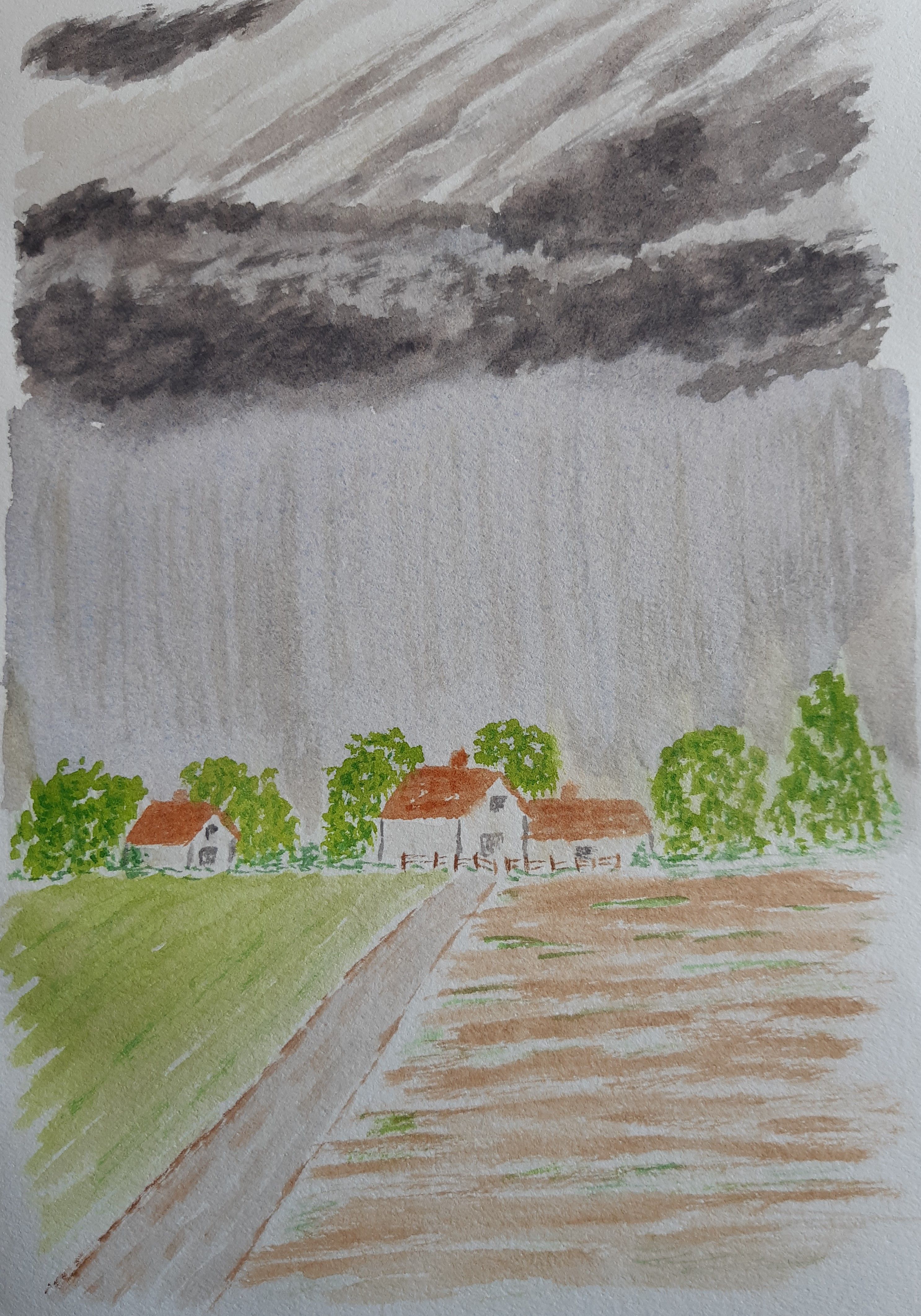 Des Ciels changeants à l'Aquarelle : Le Printemps ! de Christian le 10 septembre 2021