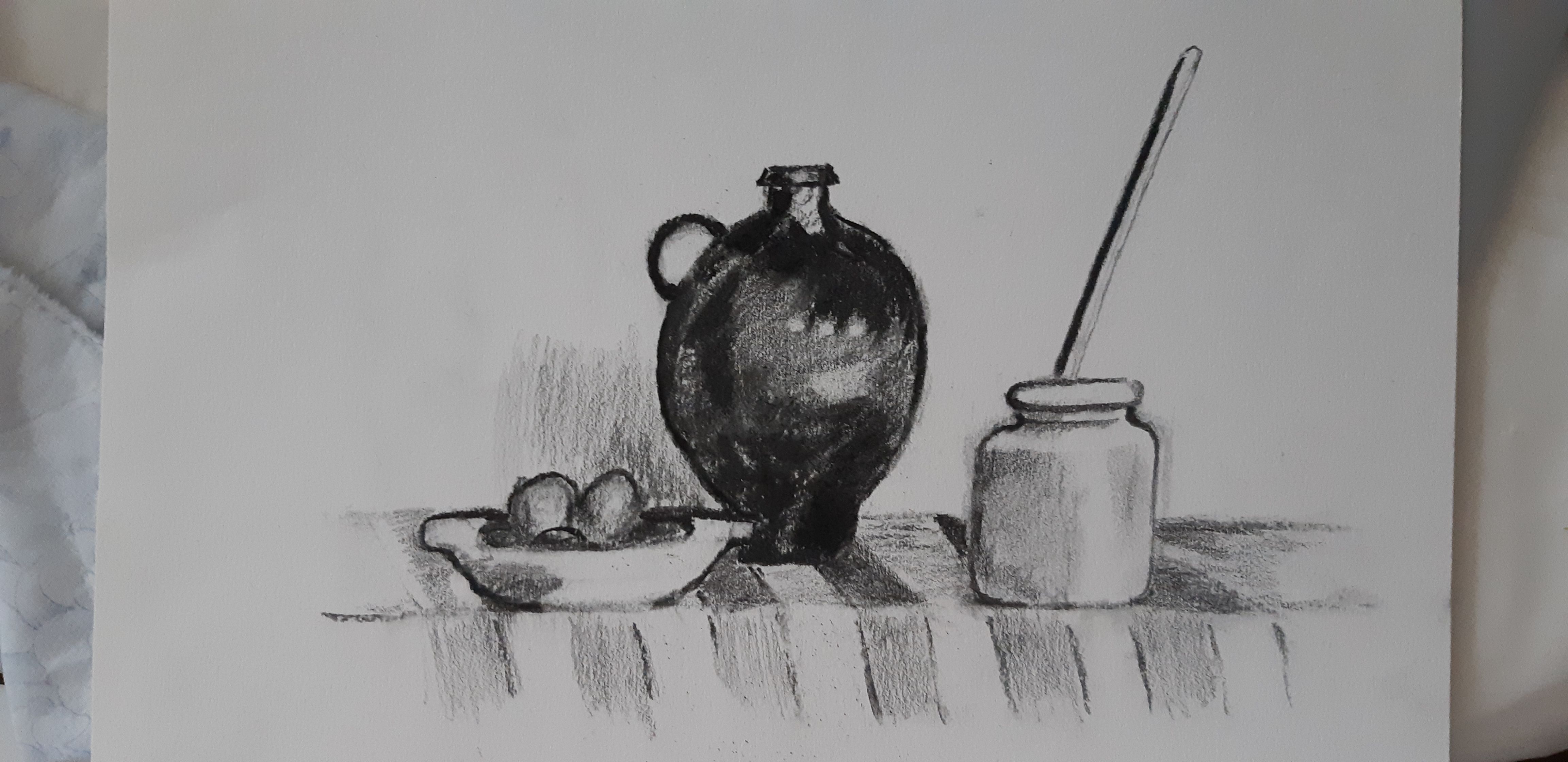 Dessiner une nature morte simple de Corinne le 15 septembre 2021