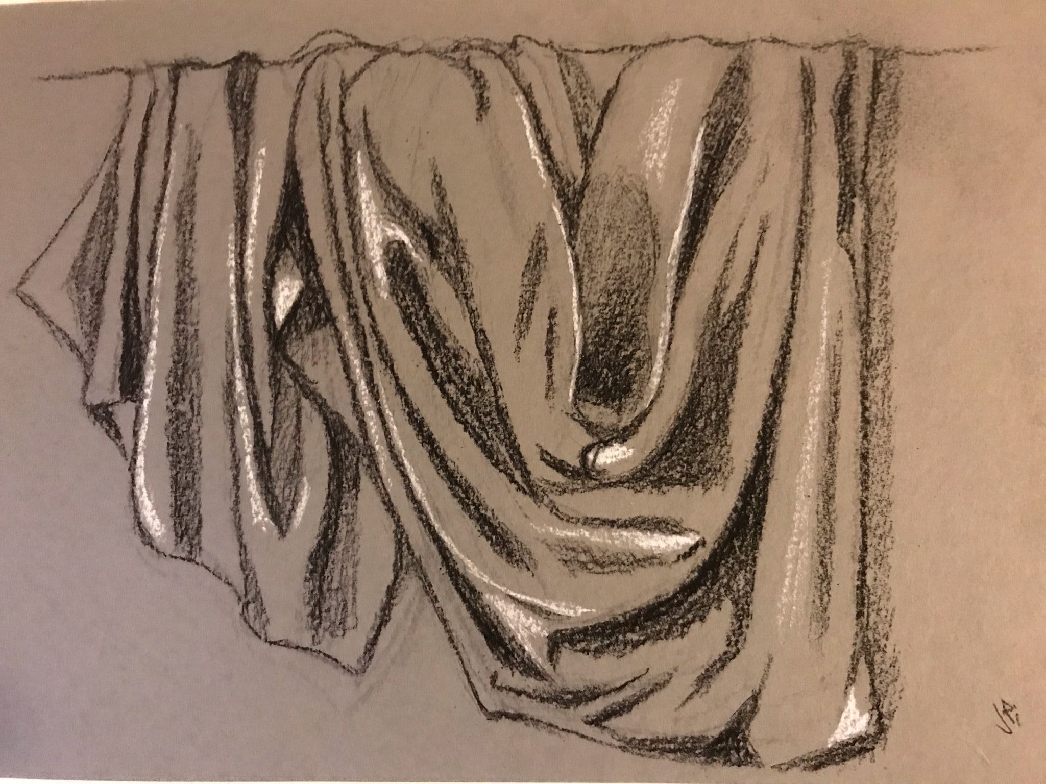 Dessiner un Drapé en dessin d'observation de Jean pierre le 23 décembre 2021