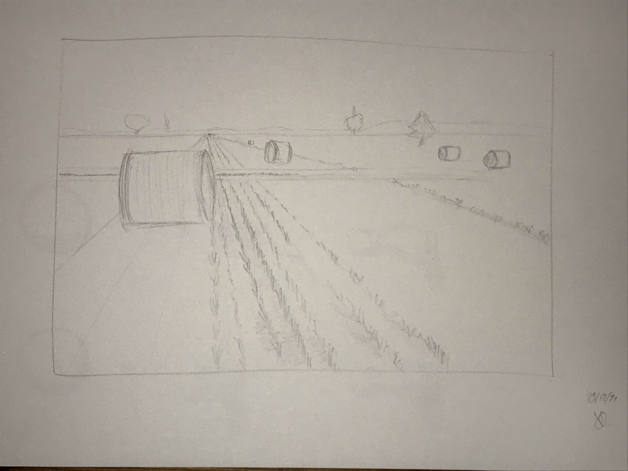 Perspective de paysage en Dessin de Jean pierre le 30 décembre 2021