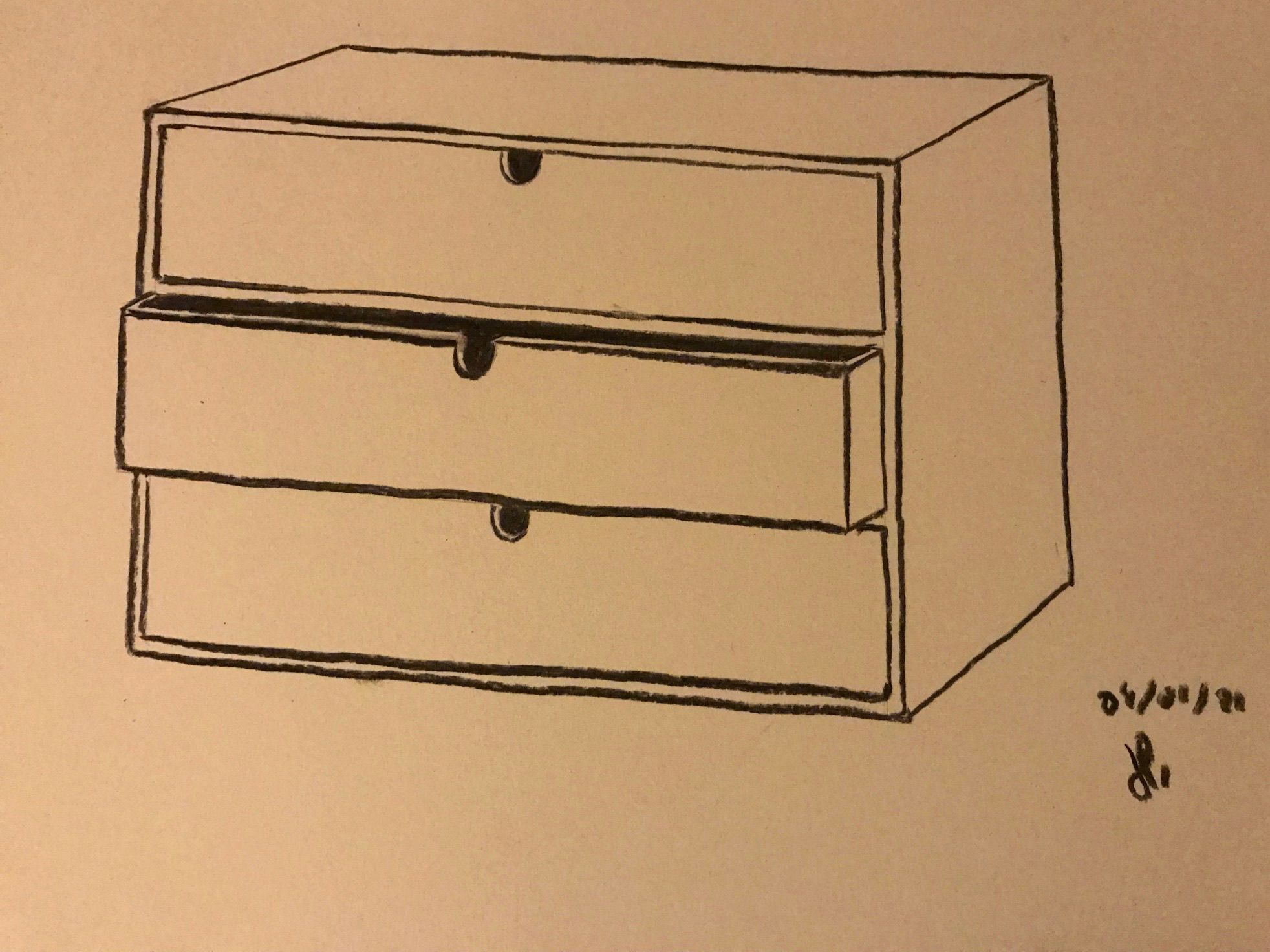 Dessiner un objet simple en perspective de Jean pierre le 04 janvier 2022