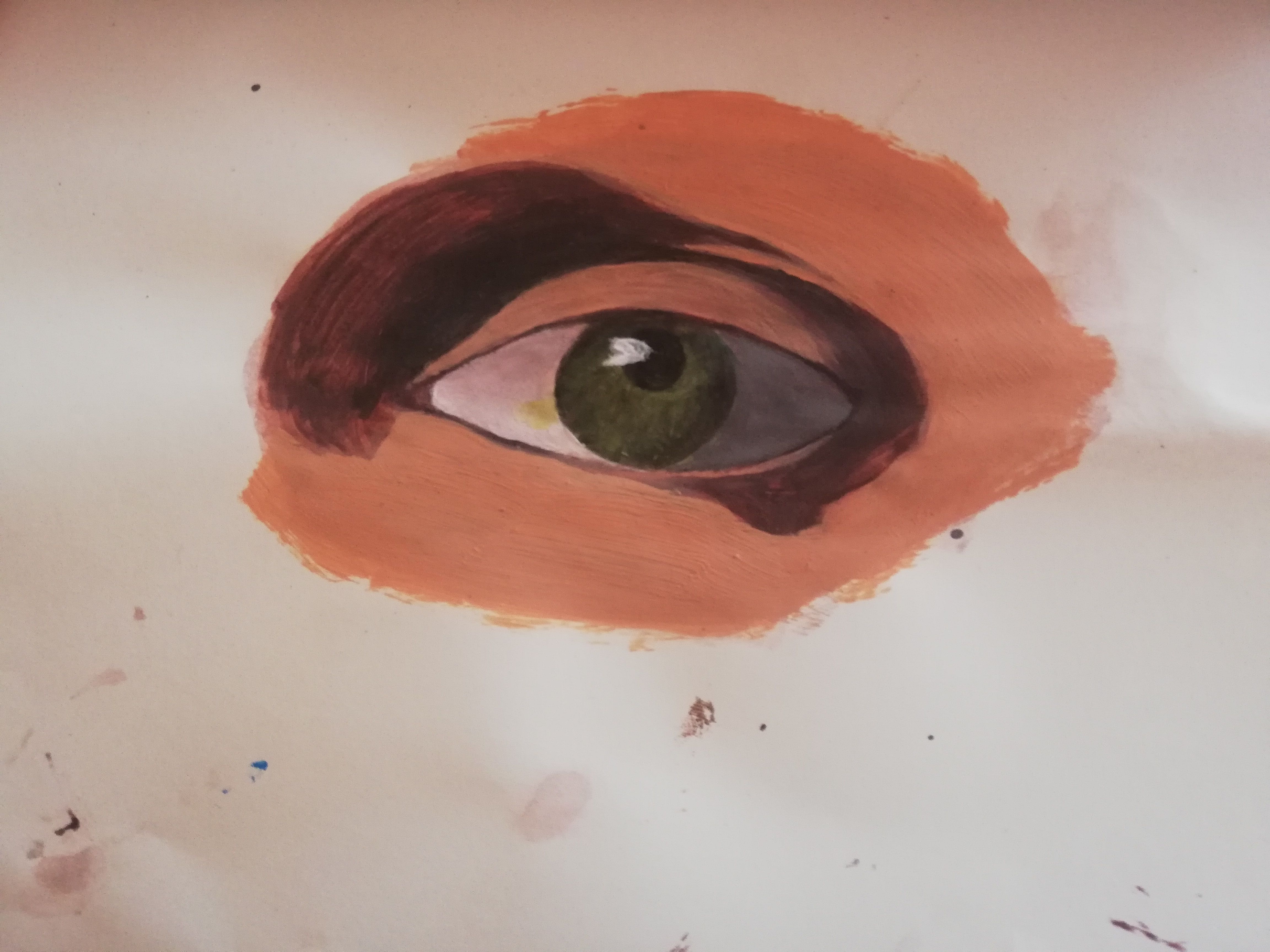Comment peindre un oeil à l'acrylique ? de Dina le 06 janvier 2022